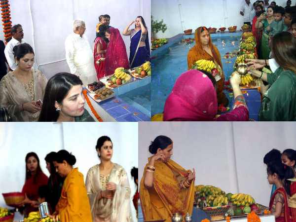 Lalu Yadav, Rabri devi and Nitish Kumar celebrated Chhath, photo