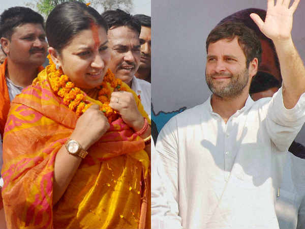 राहुल गांधी ने किया भूख का जिक्र, स्मृति ईरानी बोलीं-सब्र कर