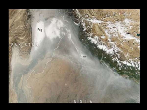 NASA ने जारी की जहरीले स्मॉग की तस्वीरें, दिल्ली की स्थिति भयावह