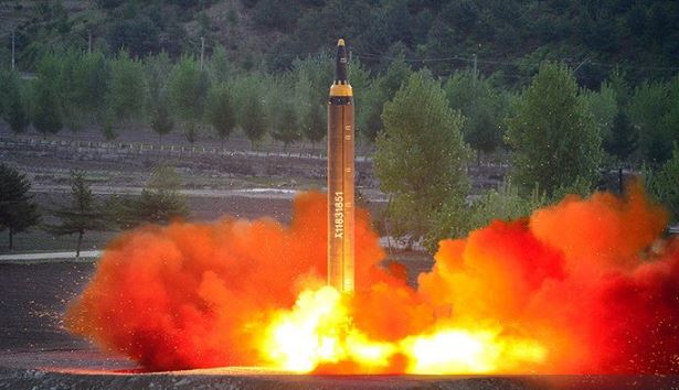 North Korea launches Ballistic Missile over Japan Sea North Korea launches Ballistic Missile over Japan Sea