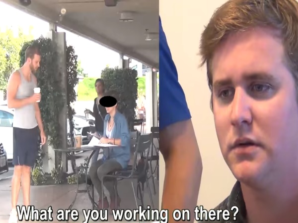 अनजान लड़के से बात करने लगी गर्लफ्रेंड