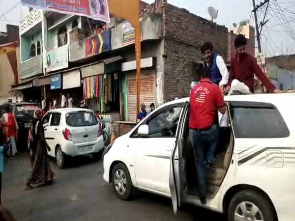 धार्मिक नारेबाजी हुई धार्मिक नारेबाजी हुई