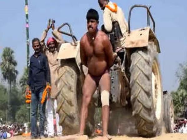 Punjab's wrestler showed feat in Bihar, people shocked