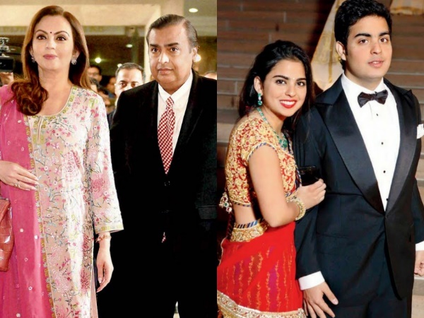 Mukesh Ambani Family Mukesh Ambani Family