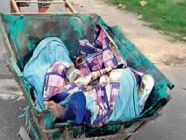 कचरे का ठेला ही मिला था! कचरे का ठेला ही मिला था!