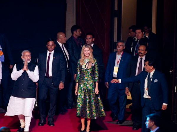 Ivanka Trump With PM Modi Ivanka Trump With PM Modi