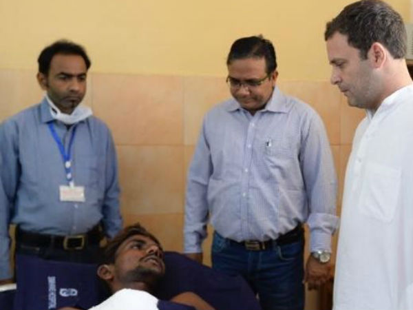 Live: हादसे में 26 की मौत, घायलों से मिले राहुल