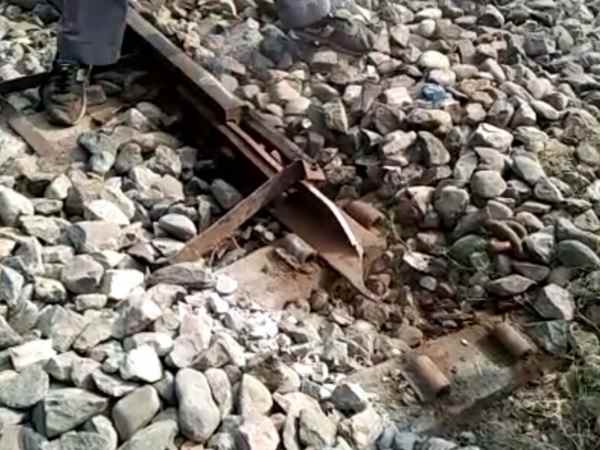 A freight train derailed in Sahjahanapur area, track broken