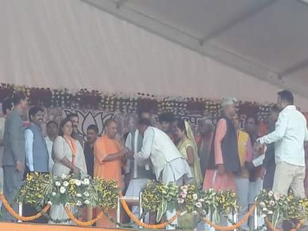 Veteran Congress leader Upendra Singh now in BJP, Allahabad Veteran Congress leader Upendra Singh now in BJP, Allahabad