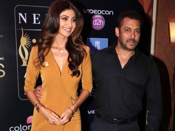 Salman Khan with Shilpa Shetty Salman Khan with Shilpa Shetty