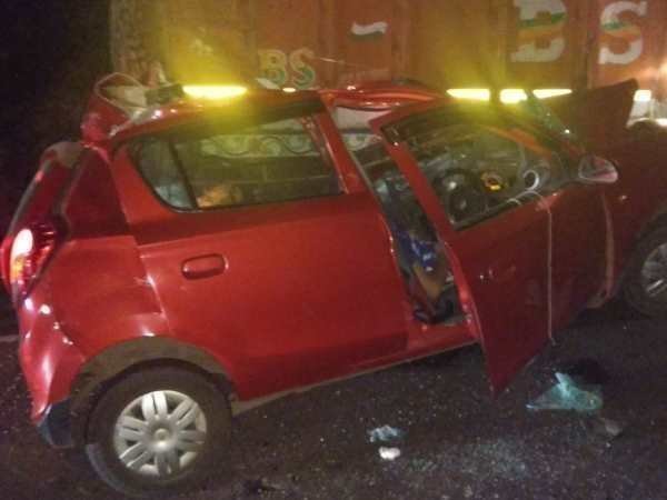 ड्राइवर को आराम देने के लिए बेटा चलाने लगा कार