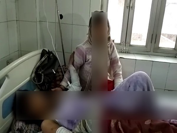 लड़की को सैफई किया गया रेफर