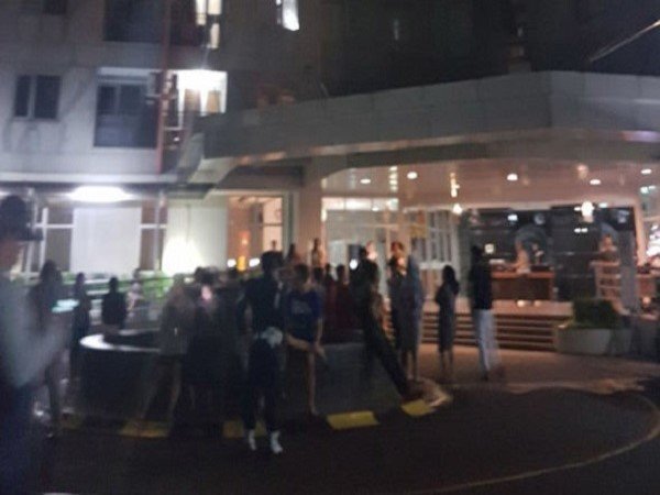 महसूस किए गए भूकंप के झटके