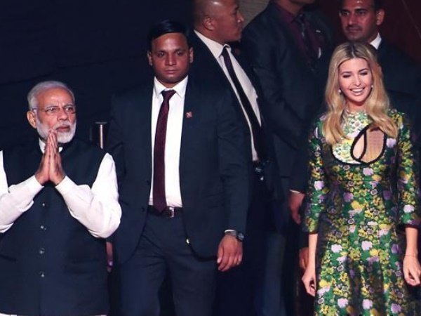 इवांका ने की थी पीएम मोदी की तारीफ 