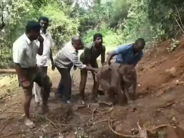 बच्चे को निकालने में लगी खूब मेहनत