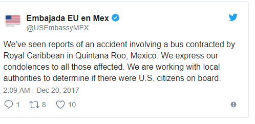 Mexico 12 dead, 18 injured in bus crash