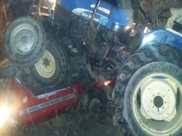  baharaich two tractor driver died in a road accident 