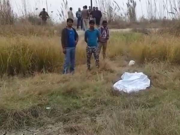 A woman killed and burnt in forest in Hapur, Uttar Pradesh. A woman killed and burnt in forest in Hapur, Uttar Pradesh.