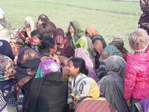 A farmer killed in Mainpuri, Uttar Pradesh.