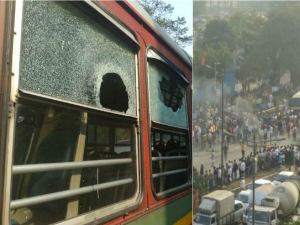 कर्नाटक- महाराष्ट्र बस सेवा बंद 