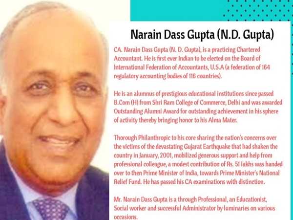 एनडी गु्प्ता है उम्मीदवार