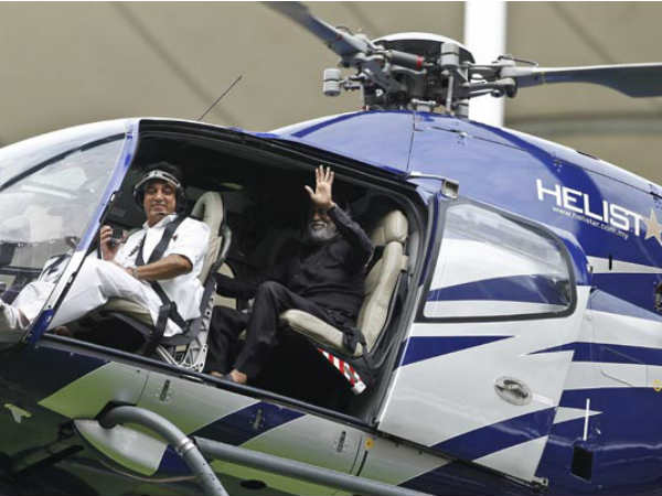 मलेशिया में भी हेलिकॉप्‍टर में साथ घूमते नजर आए थे कमल-रजनी 