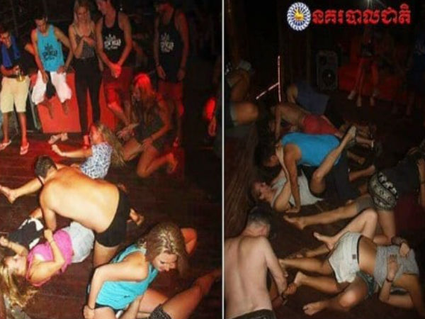  पब्लिक प्लेस पर अश्लील डांस