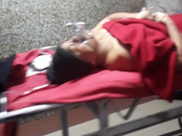 सीएम आवास के बाहर की घटना