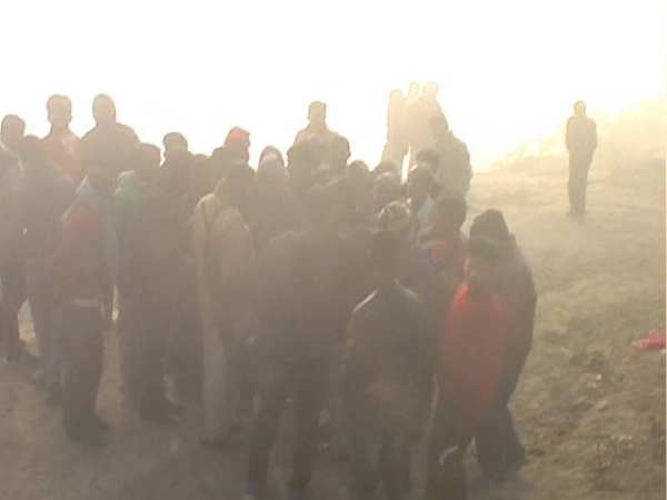 कोहरे की वजह से हादसा