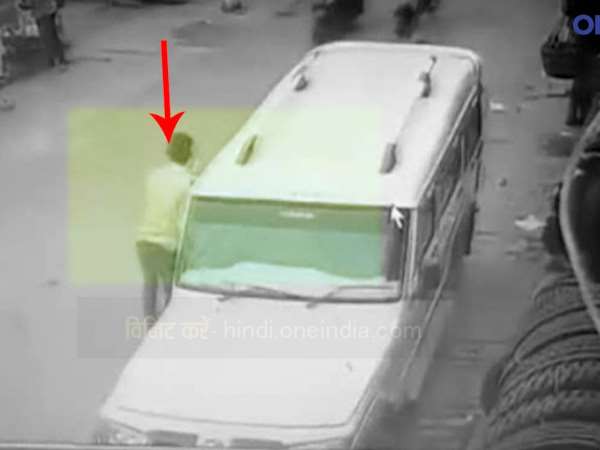 Theft from locked Bolero in Hardoi, CCTV video Theft from locked Bolero in Hardoi, CCTV video