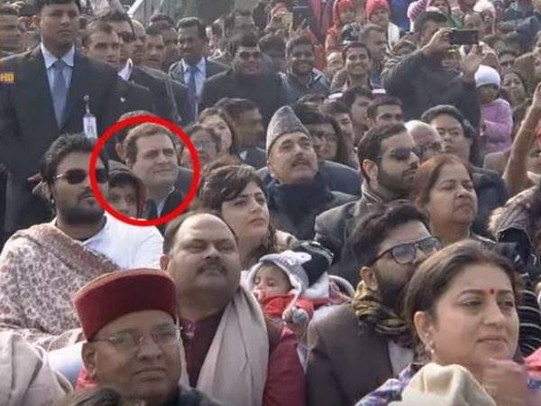VVIP एरिया में बैठने योग्य नहीं राहुल गांधी