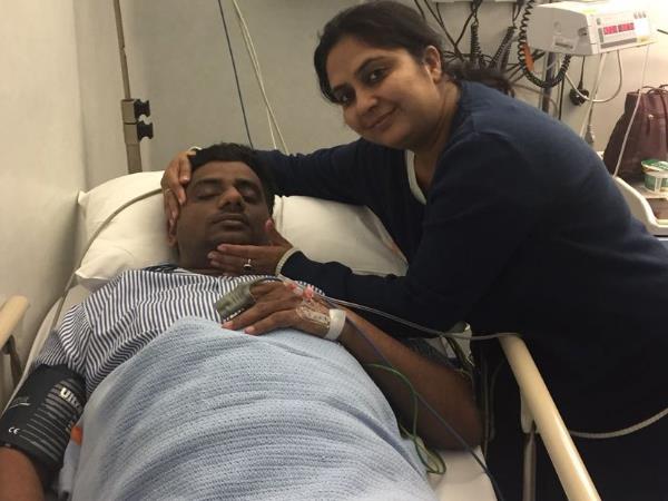 महिला ने ट्वीट की पति के साथ तस्वीर