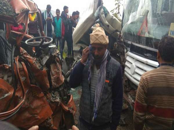 Four people died in a road accident Four people died in a road accident