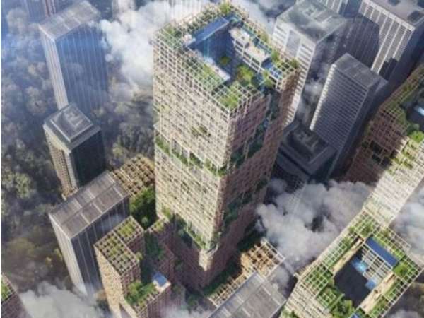 जापान में बनेगी दुनिया की सबसे ऊंची लकड़ी की गगनचुंबी इमारत जापान में बनेगी दुनिया की सबसे ऊंची लकड़ी की गगनचुंबी इमारत