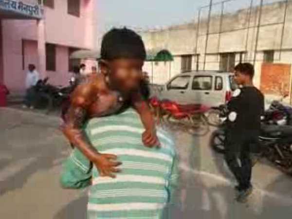 A man fired her Nine year old daughter in Mainpuri A man fired her Nine year old daughter in Mainpuri