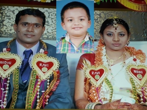 निधि की शादी 2012 में विशाखापट्टनम के रहने वाले रविशंकर के साथ हुई थी निधि की शादी 2012 में विशाखापट्टनम के रहने वाले रविशंकर के साथ हुई थी