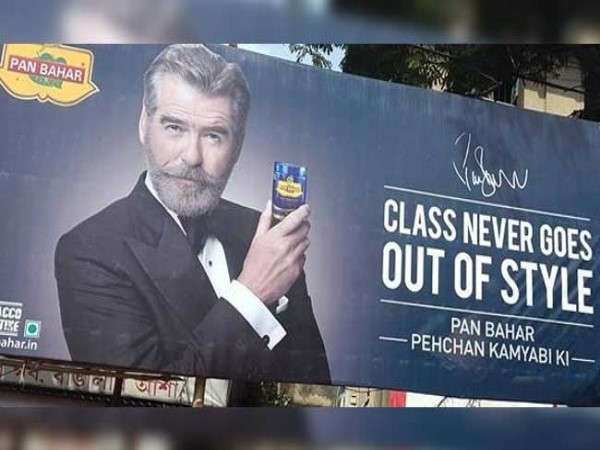 Delhi sends showcause to Irish actor Hollywood actor Pierce Brosnan over pan masala ad Delhi sends showcause to Irish actor Hollywood actor Pierce Brosnan over pan masala ad