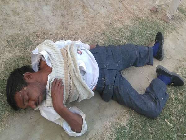 झाड़ियों में छिपे सर्प ने सोनेलाल को काट लिया