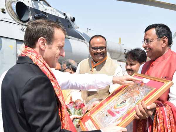 President Emmanuel Macron astonished after seeing pic of deity