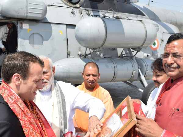 President Emmanuel Macron astonished after seeing pic of deity