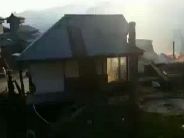  Houses caught fire in Chaupal area of Shimla