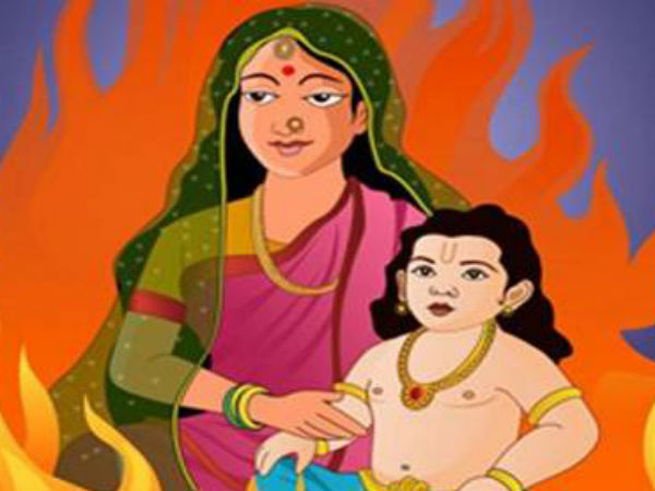 प्रह्लाद भगवान नारायण का बड़ा भक्त था 