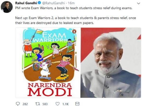 क्या है राहुल गांधी के ट्वीट में...