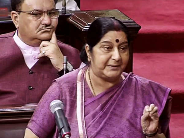 मई 2015 में सुषमा ने की परिवार से मुलाकात 