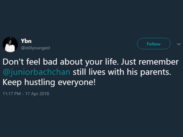 अभिषेक बच्चन ने दिया मुहंतोड़ जवाब