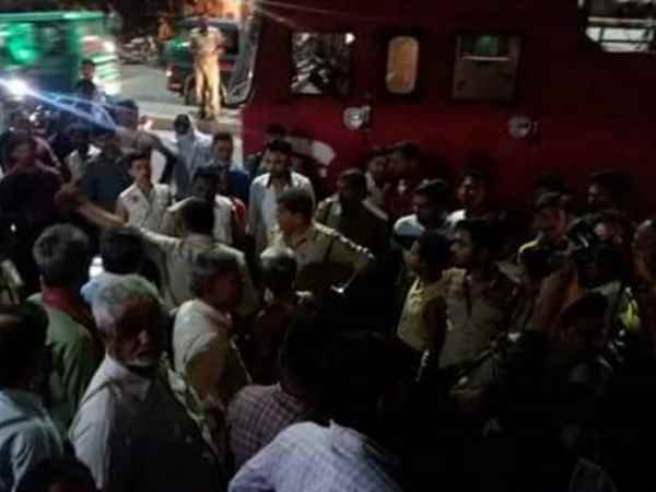 People leave home with leakage of ammonia gas