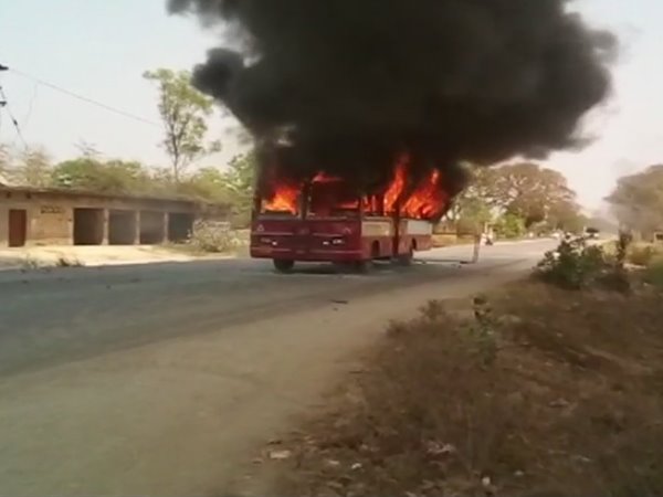 bharat bandh sc st protection act turn violent curfew firing