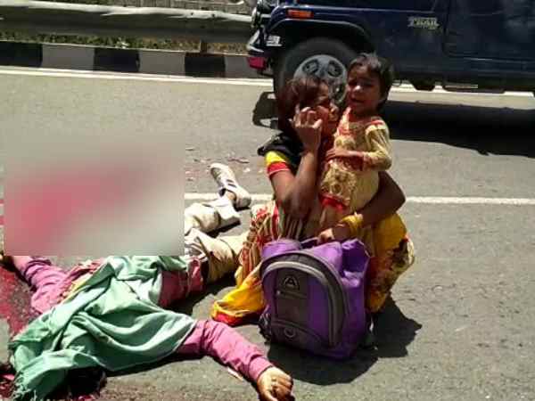 सड़क पर पड़ा रहा प्रेमपाल का शव