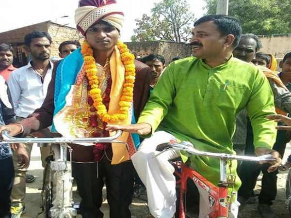 allahabad bridegroom reached to marry from cycle allahabad bridegroom reached to marry from cycle