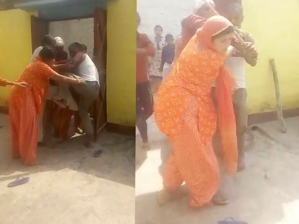 baghpat woman beaten by relatives daughter shoots the video baghpat woman beaten by relatives daughter shoots the video